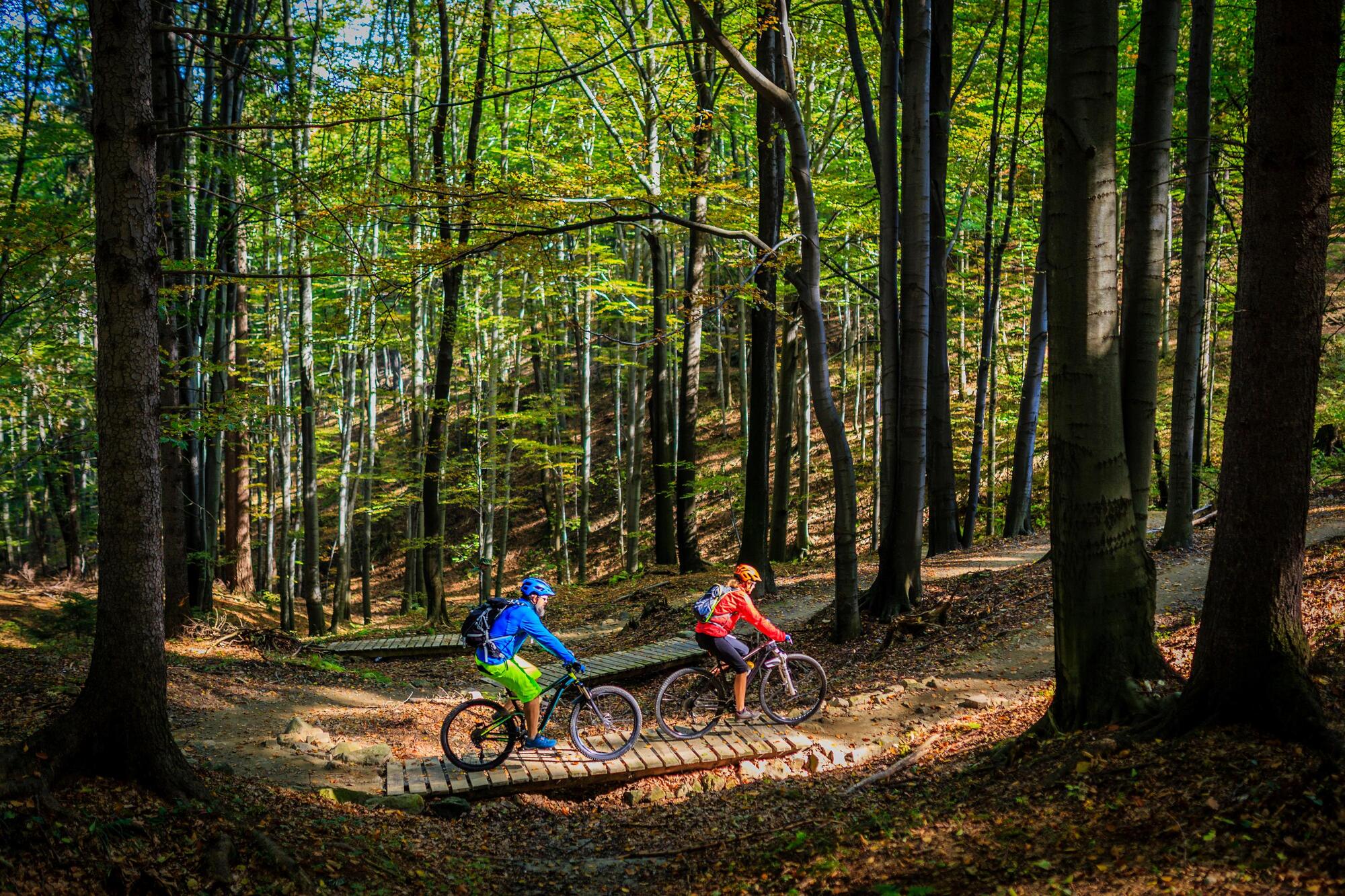biking